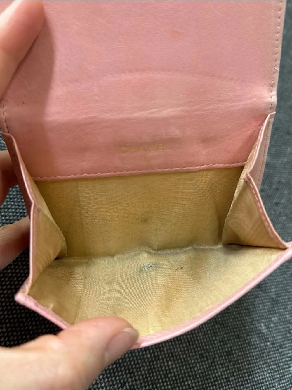 CHANEL compact wallet